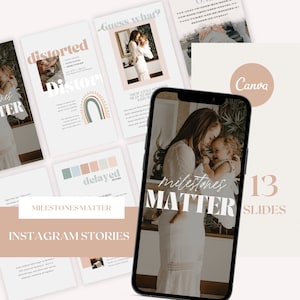 Milestones Matter - Chiropractic Instagram Story Graphics