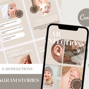 Ear Infections - Chiropractic Instagram Story Graphics