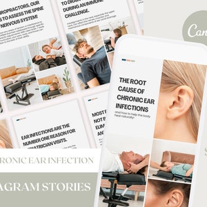Chiropractic Instagram Story Graphics - Ear Infections
