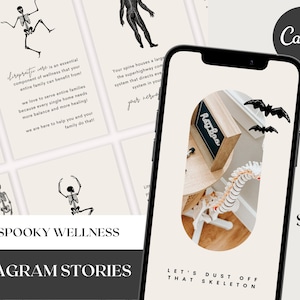 Spooky Wellness - Chiropractic Instagram Story Graphics