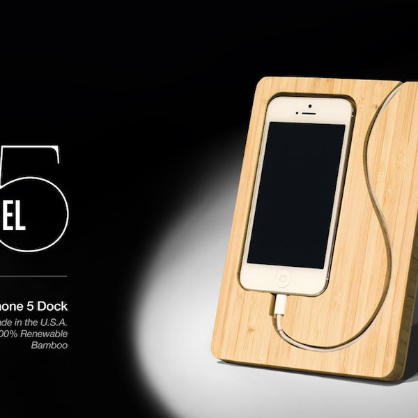 3 DAY SALE. the CHISEL 5 - iPhone 5 dock. iPhone accessories. Works with iPod Touch 5th Generation.