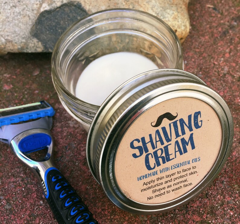 Edit Yourself Shaving Cream 2 Round Printable Labels Etsy