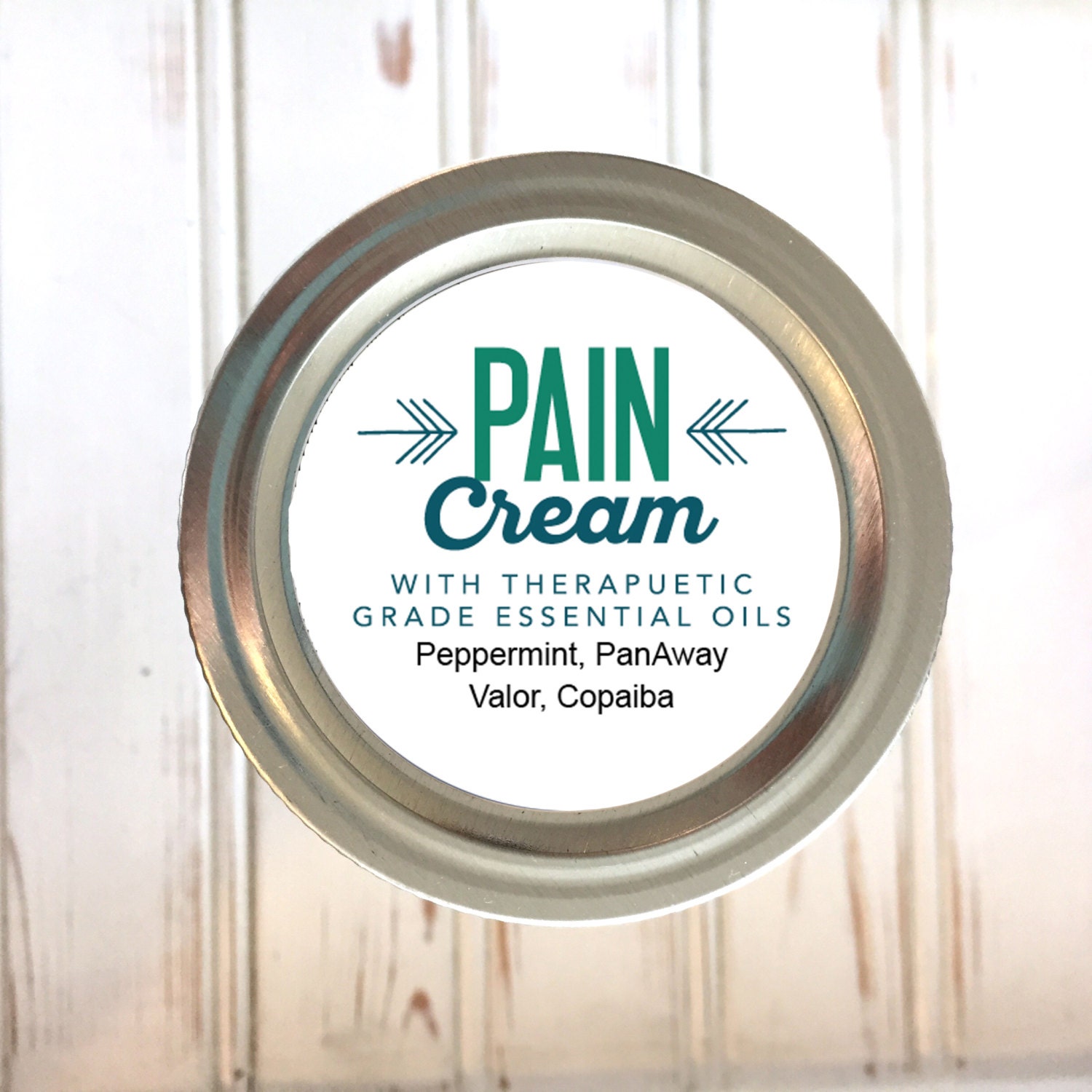Printable Pain Cream Labels 2 Round Personalize With Etsy