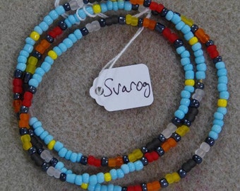 Svarog, Zoryas, Dazbog, and Simargl Slavic Deities Necklaces