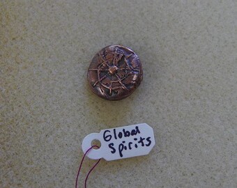 Copper or Bronze Small Pendants Shell Global Spirits Symbol Cowry Shell