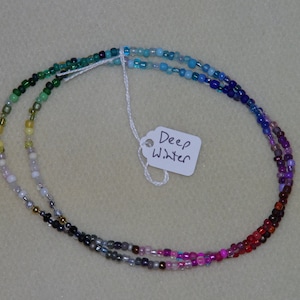 Seasonal Color Analysis Color Swatches in a Necklace