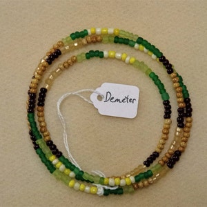 Demeter, Persephone, Hades, Kore, and Hades/Persephone together. Greek Pantheon Necklaces