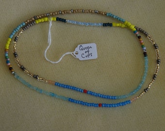 The Queens Tarot Card Necklaces: Wands, Cups, Swords, and Pentacles