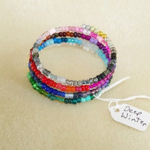 Seasonal Color Analysis Color Swatches in a Bracelet - Etsy