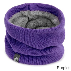 Boys Fleece scarf boys neck warmer boys snood kids neck warmer boys winter scarf winter beanie girls snood Purple