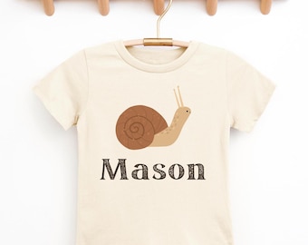 Custom Nature Onesie - Toddler Nature shirt - Cute Snail onesie - Retro Sarcastic Snail Shirt - funny snail graphic - baby shower gift