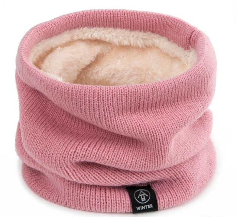 Boys Fleece scarf boys neck warmer boys snood kids neck warmer boys winter scarf winter beanie girls snood Pink