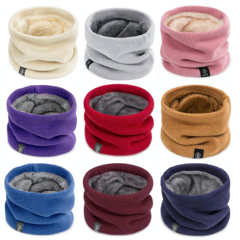 Boys Fleece scarf boys neck warmer boys snood kids neck warmer boys winter scarf winter beanie girls snood image 2