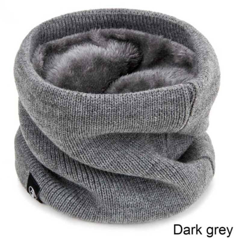 Boys Fleece scarf boys neck warmer boys snood kids neck warmer boys winter scarf winter beanie girls snood Dark Grey