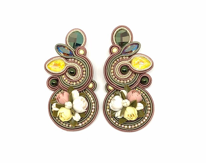 Frida statement Swarovski earrings