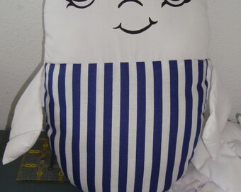 B Large Red Palaka Hawaiian Humpty Dumpty Pillow Doll 16 Etsy