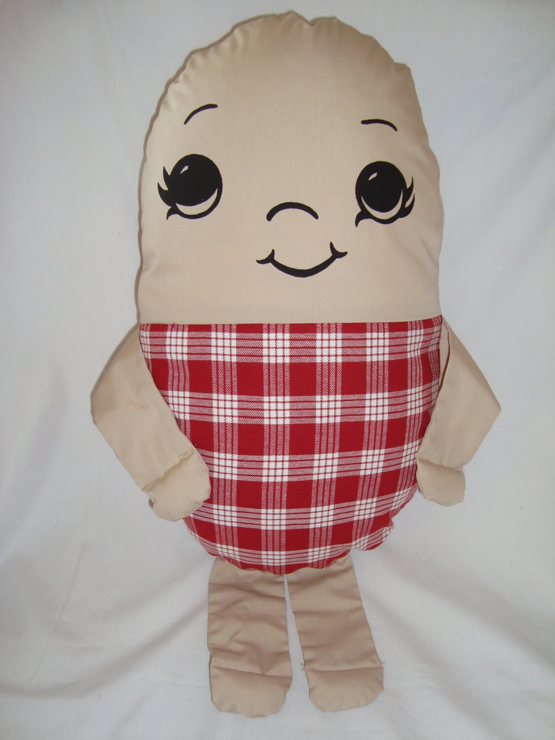 P 16 Large Red Palaka Hawaiian Humpty Dumpty Pillow Doll Etsy