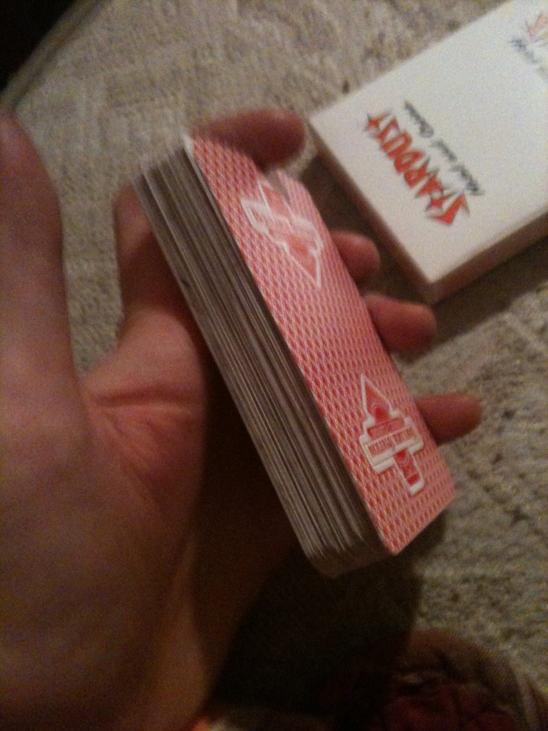 Secret hidden playing cards box Etsy