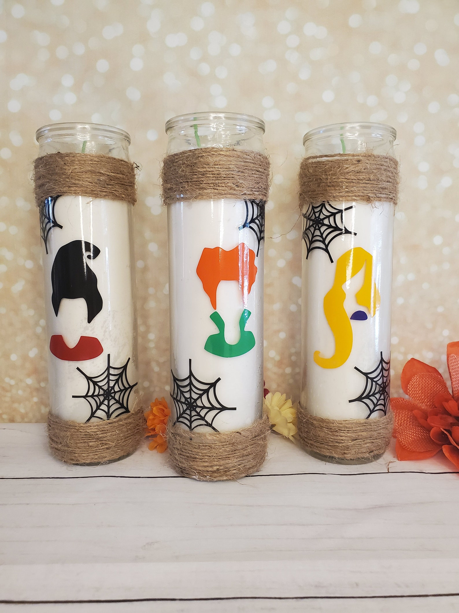 Hocus Pocus Candle Set / Halloween Decor / Halloween Candles Etsy