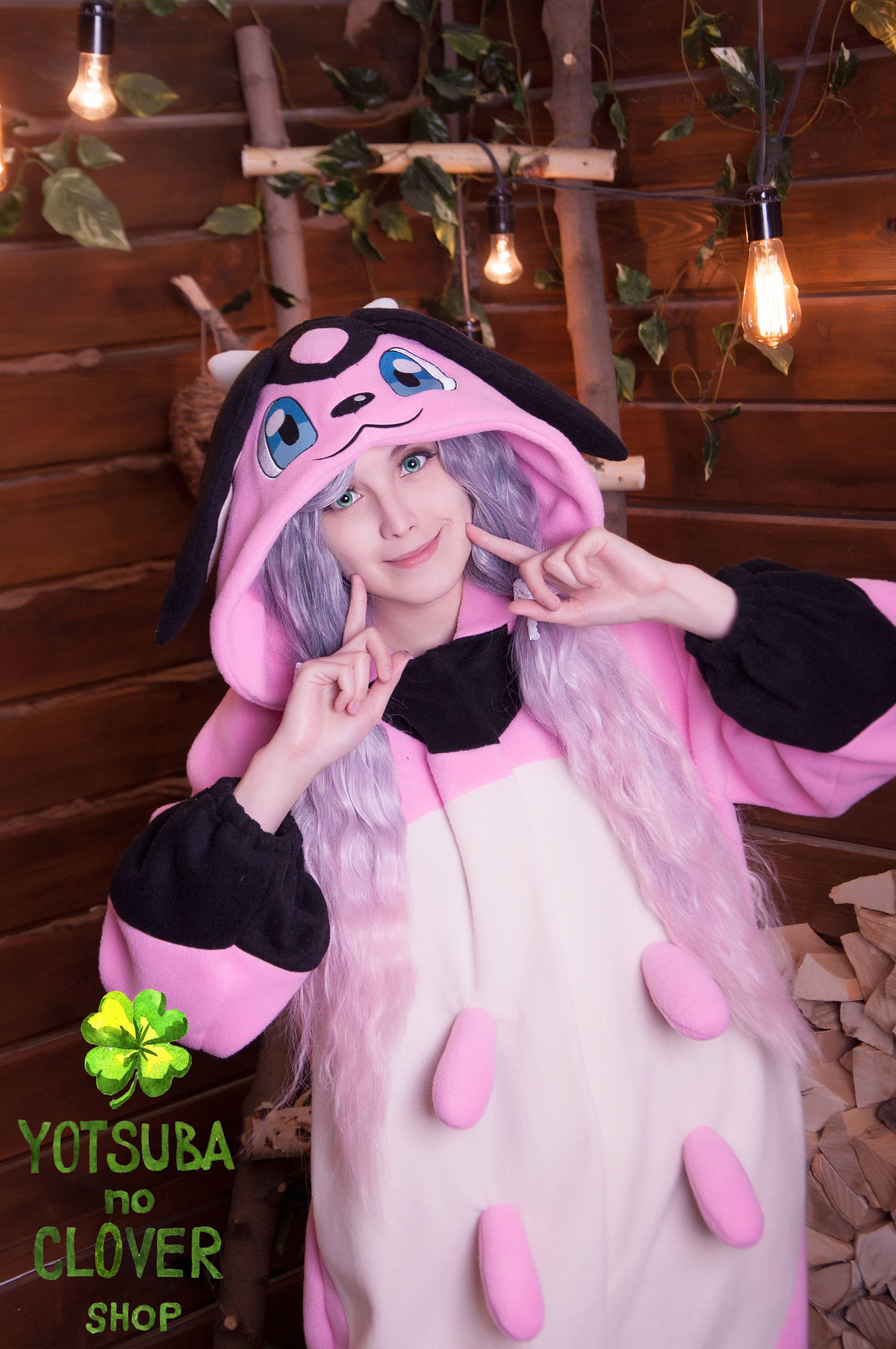 Custom Pink cow kigurumi adult onesie pajama | Etsy