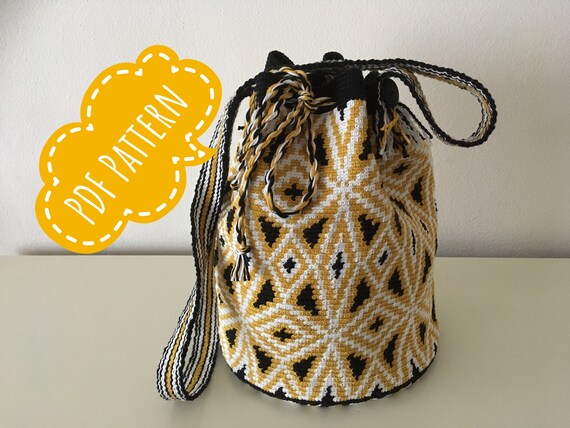 colorful wayuu bags to crochet