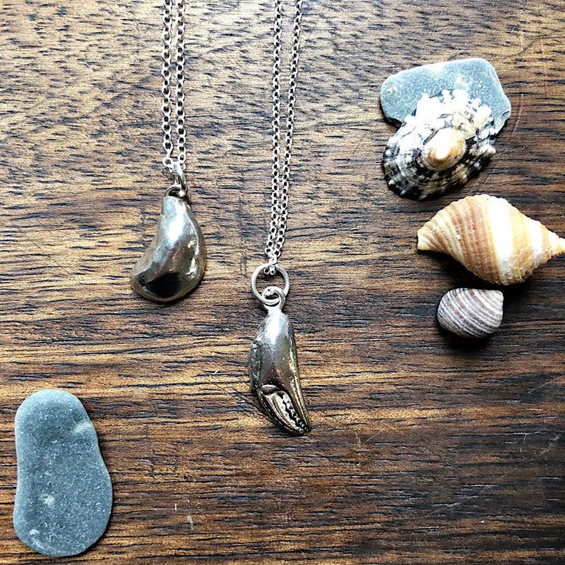 Silver Crab Claw Necklace Seashell Necklace Port Isaac Cornwall Crab Claw Jewellery image 8