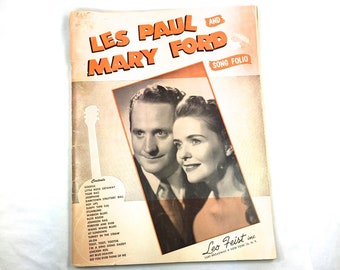 Partitions vintage Les Paul & Mary Ford