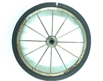 Vintage Wheel from a Small Cart or Buggy