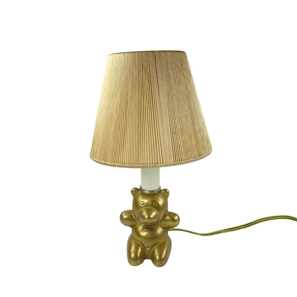 Teddy Bear Lamp Etsy