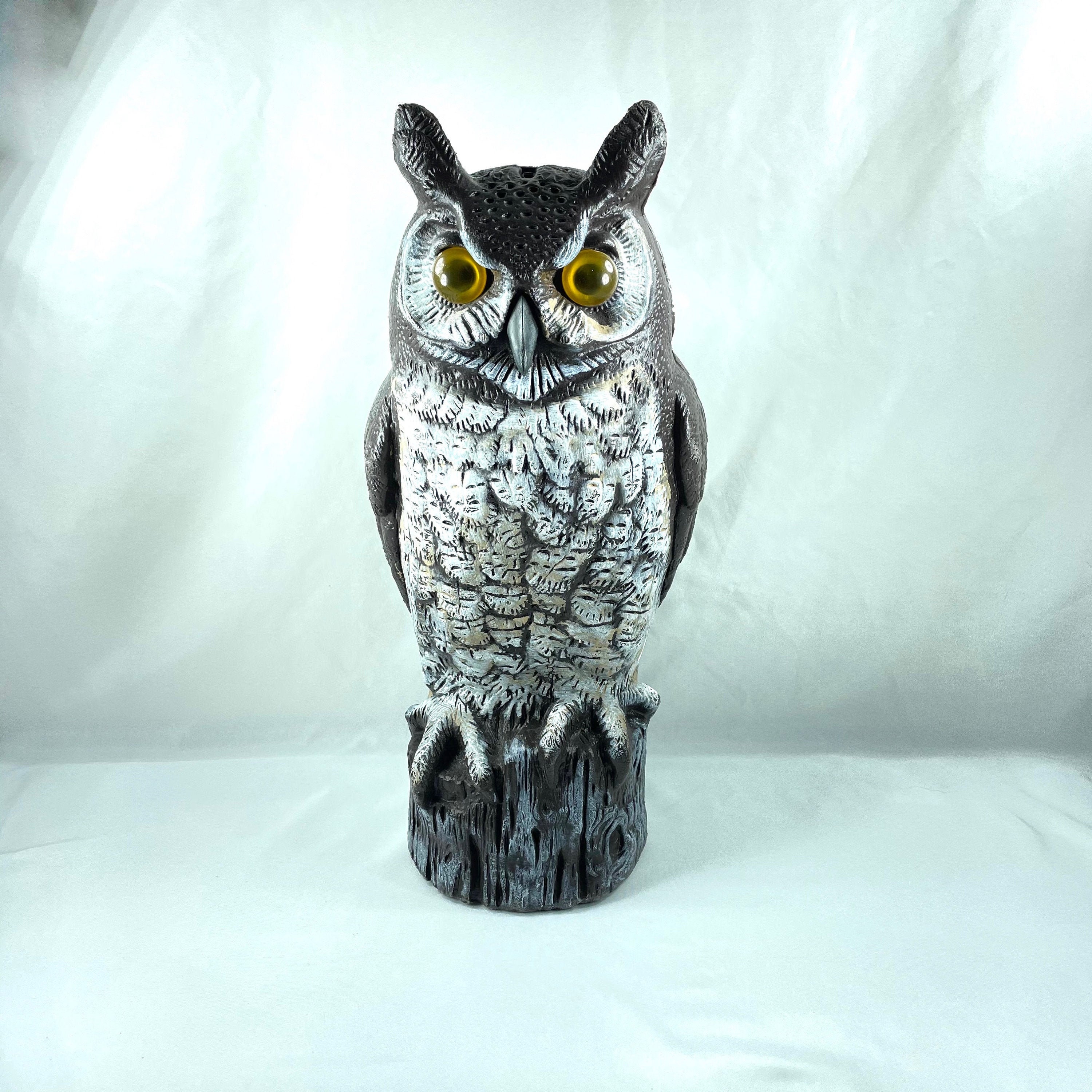 Owl Decoy Vintage Etsy