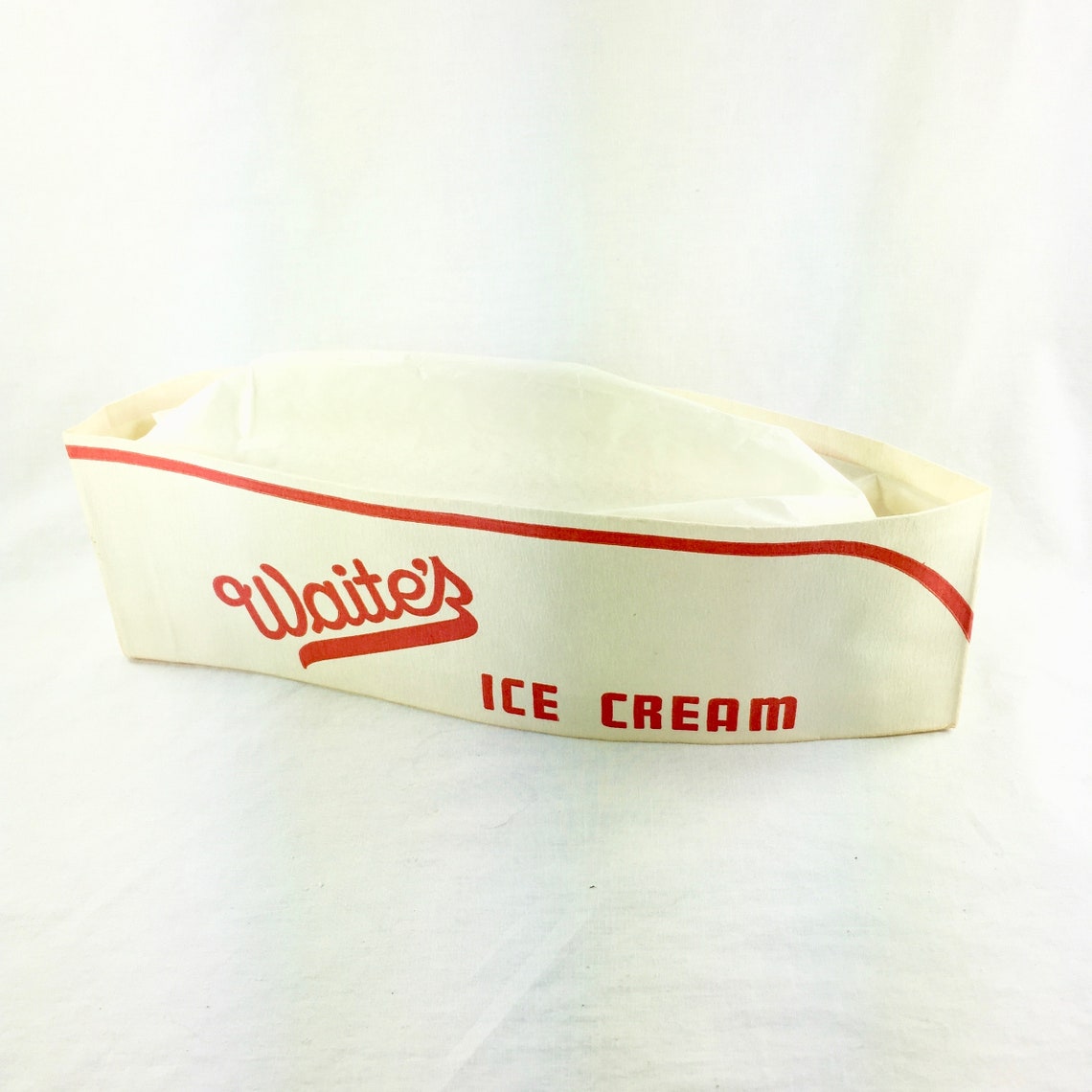 Paper Hats from a Vintage Ice Cream Parlor Etsy