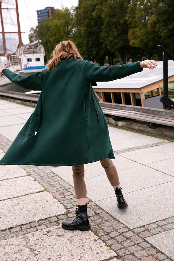Big green coat hot sale