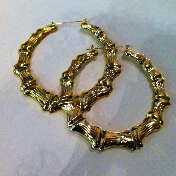 The Original Bamboo Earrings - Golden