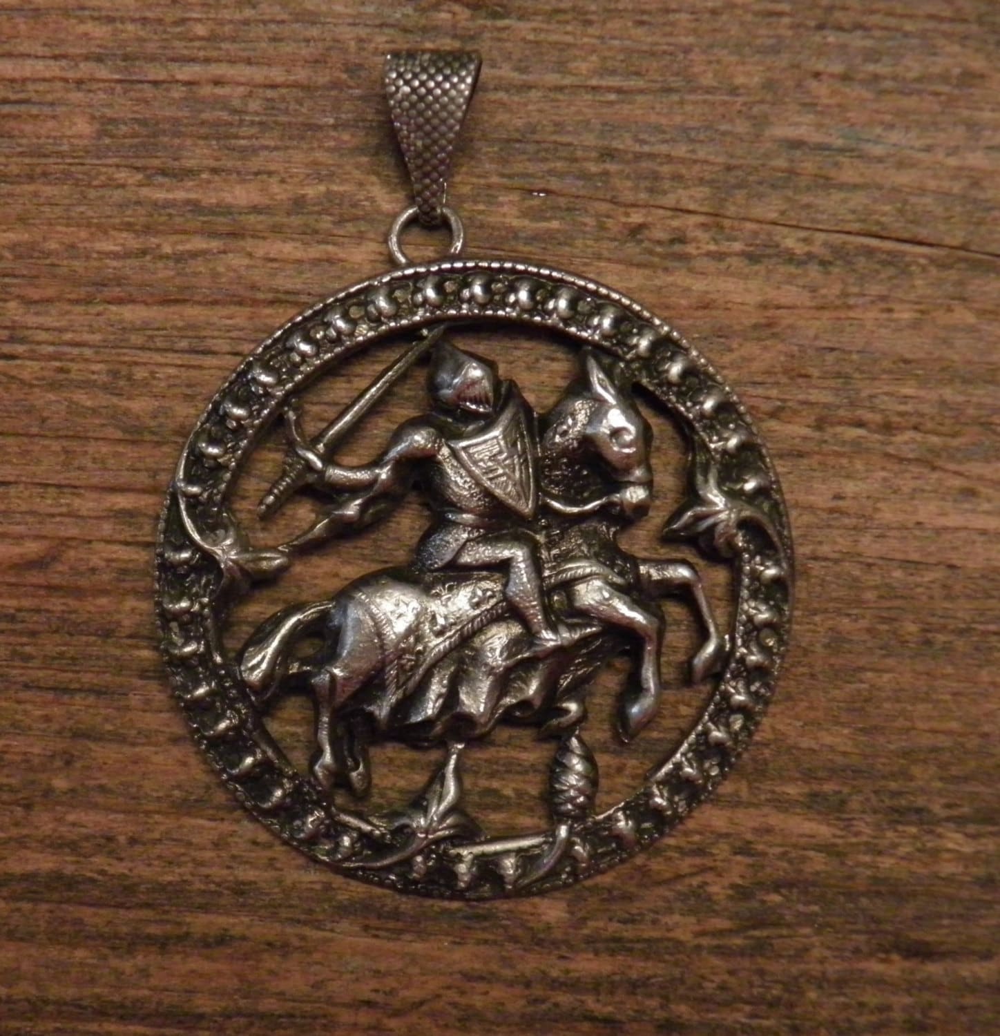 Médaille cheval personnalisée acrylique ronde 28mm