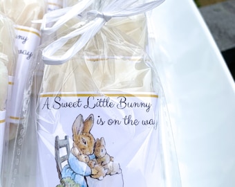 bunny baby shower favors