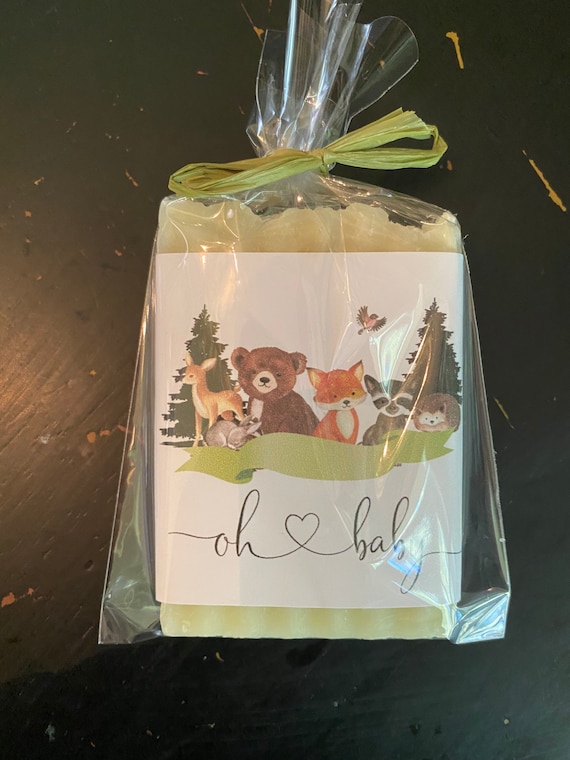 Baby shower favor/ soap favor | woodland baby shower favor | tidal shower/ shower favor| woodland party favors