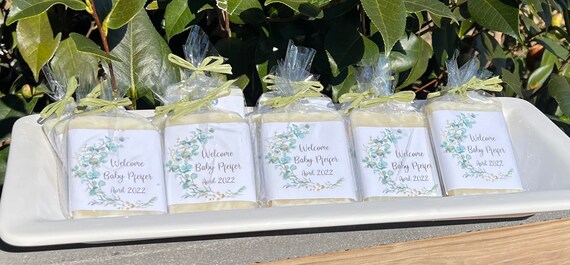 Baby shower favors, soap favors, 1oz soap favor,baby girl shower favor, baby boy shower favor, soap favor, gender , greenery baby shower