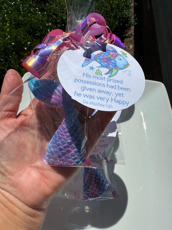 Mermaid Tail Soap Favors: Handmade Party Soaps
