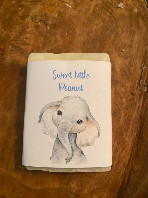Baby shower favors, baby girl shower favor, baby boy shower favor, soap favor, woodland shower favors, elephant baby shower