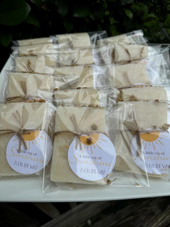 Handmade Soap Favors: Sunshine Baby Shower, 1oz