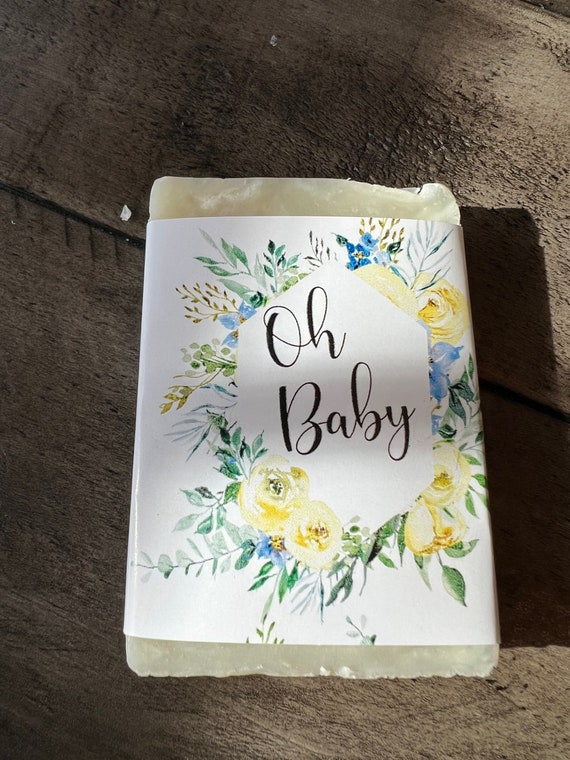 Baby shower favors | Baby shower soap favors, baby girl shower favor, party favors,yellow and blue rose shower favor, soap favor