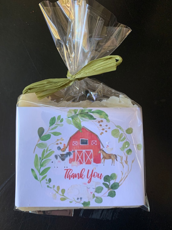 Baby boy shower favors, farm baby shower favor, party favors,baby boy shower favor, soap favor, farm animals/ bridal shower