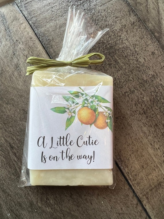 Baby shower favors, Orange baby shower, cutie baby shower, Mini soap favors,baby boy shower, baby girl shower, wedding favors