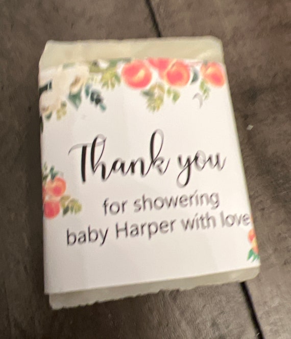 Baby shower favors, Peach baby shower, baby 1oz soap favors,baby shower,baby boy shower, baby girl shower, wedding favors