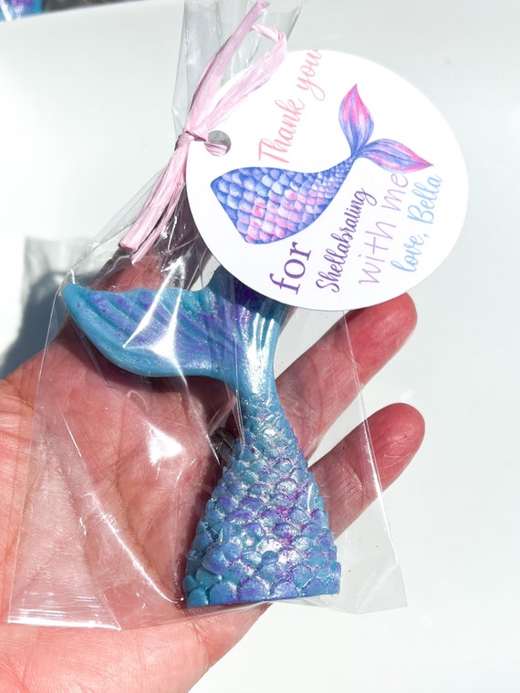Soap Favors/ Mermaid tail soap / Birthday Favors/  Mermaid party/shower/ Party Favors/Affordable favors