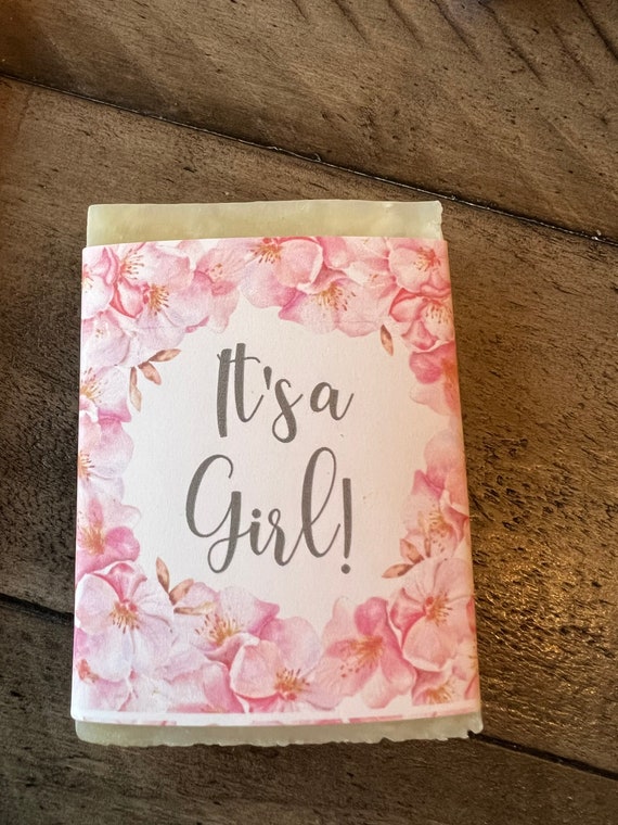 Baby shower favors, baby girl shower favor,cherry blossom, cherry blossom baby shower favor, soap favor
