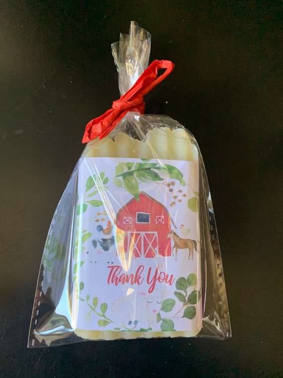Baby shower favor/ soap favor | farm baby shower favor | bridal shower/ shower favor| farm party favors
