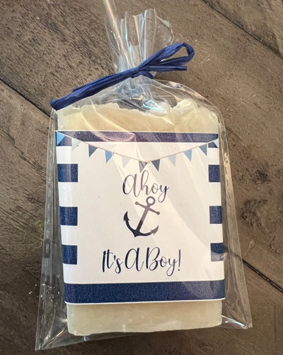 Baby shower favors, 1oz soap favor, anchors away,shower favor, baby boy shower favor, soap favor,nautical shower