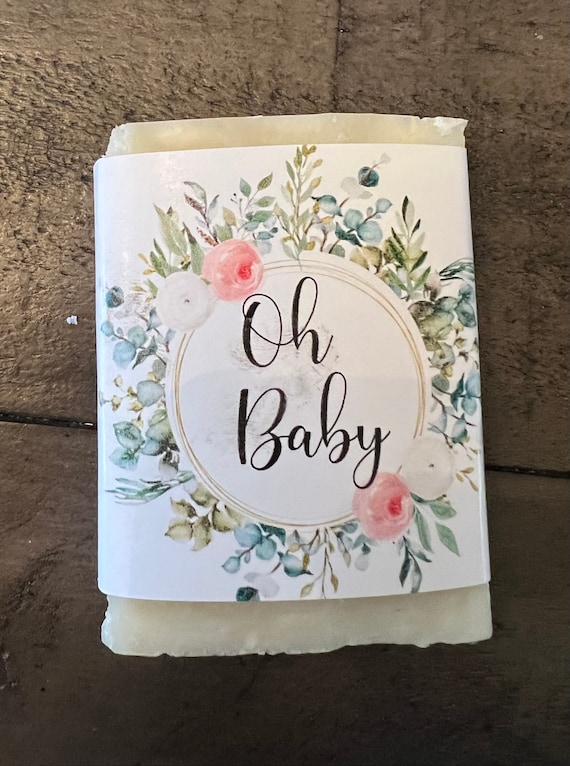 Baby  shower favors,  2oz baby shower favor, party favors,floral shower favor, soap favor,