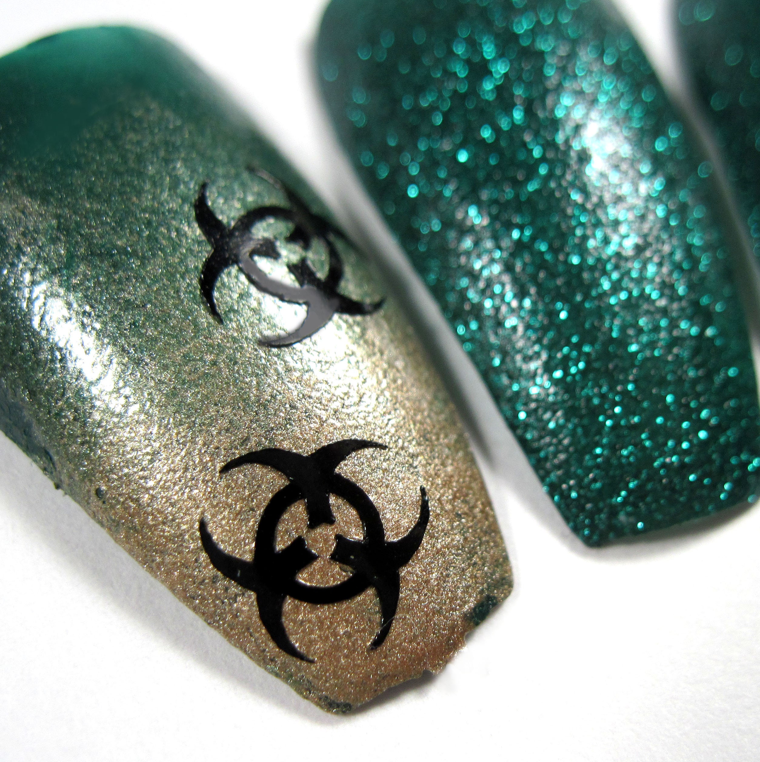Biohazard Nail Stickers Hazard Sign Toxic Sticker Vinyl Etsy Biohazard Nail Stickers Hazard Sign Toxic Sticker Vinyl Etsy